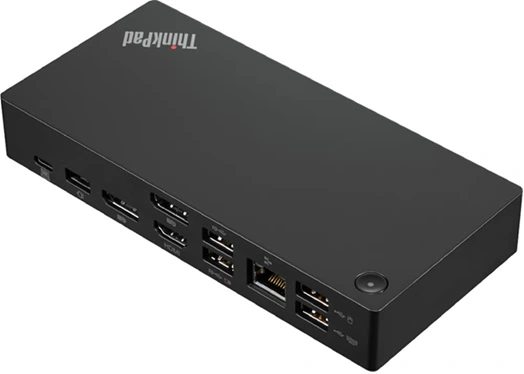 ThinkPad USB-C Dock Gen2 2x DisplayPort (opptil 4K), 1x HDMI