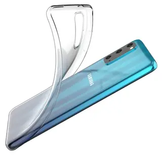 Gear Back Cover Galaxy S20 Transparent, Soft TPU