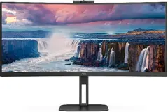 AOC kurvet 34" WQHD 3440x144 0pixels VA, ved 100Hz, 4ms