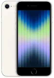 iPhone SE (2022) 128GB Midnight A15 Bionic, True Tone, Trådløs lading