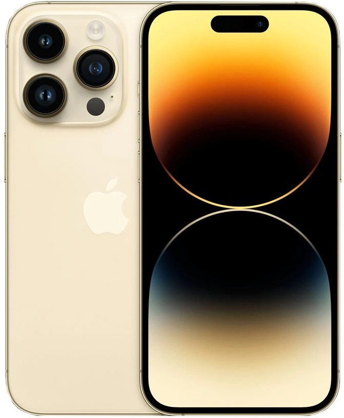 iPhone 14 Pro 128GB Gold A16 Bionic, Super Retina XDR-skjerm