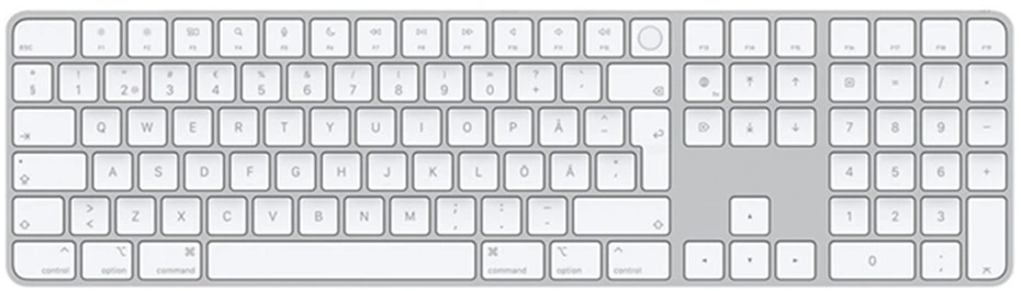 Apple Magic Keyboard with Touch ID Numeric keypad, Swedish/Finnish