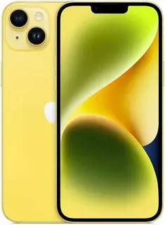 iPhone 14 Plus 128GB Yellow A15 Bionic, Med skermbeskytter
