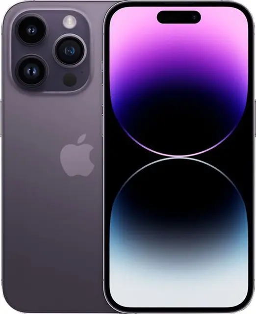 iPhone 14 Pro 128GB Pent brukt, Deep purple 