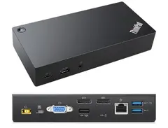 Lenovo Refurbished ThinkPad USB-C Dock 90W, VGA, USB-C (Ny)