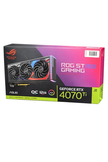 Asus ROG Strix Gaming Geforce RTX 4070Ti 12GB, OC Edition, 209 FPS @ 4K 