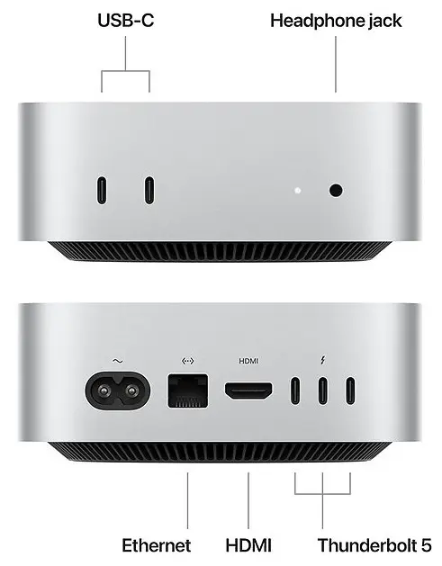 Apple Mac Mini A3239 (2024) M4 Pro, 24GB RAM, 512GB SSD, WiFi 