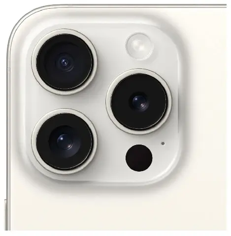 iPhone 15 Pro 128GB Veldig pent brukt, White Titanium 