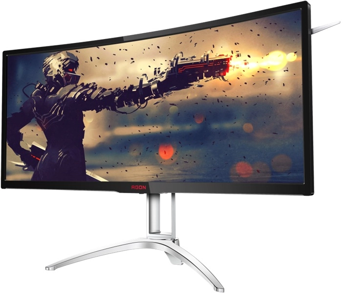 AOC Curved gamingskjerm 35'' IPS, W-LED, 3440x1440, 4ms, 100Hz