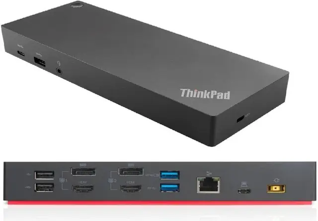 Lenovo ThinkPad Thunderbolt 3 Dock 135W Adapter, HDMI, DP (Ny) 