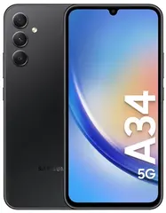 Samsung Galaxy A34 128GB Dual Sim, Black,  6.7'' Super AMOLED