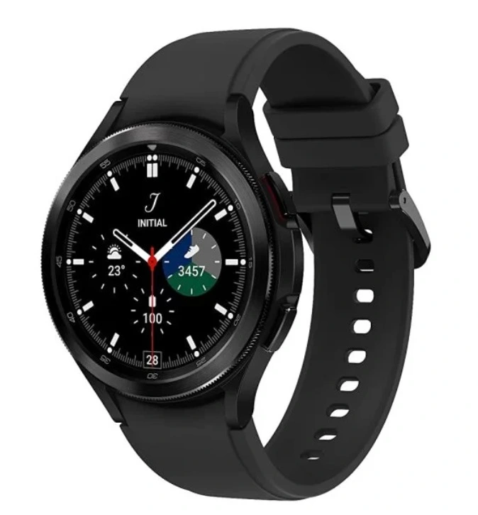Samsung Galaxy Watch 4 Classic WiFi/GPS 46mm skjerm, Sort M/L klokkerem