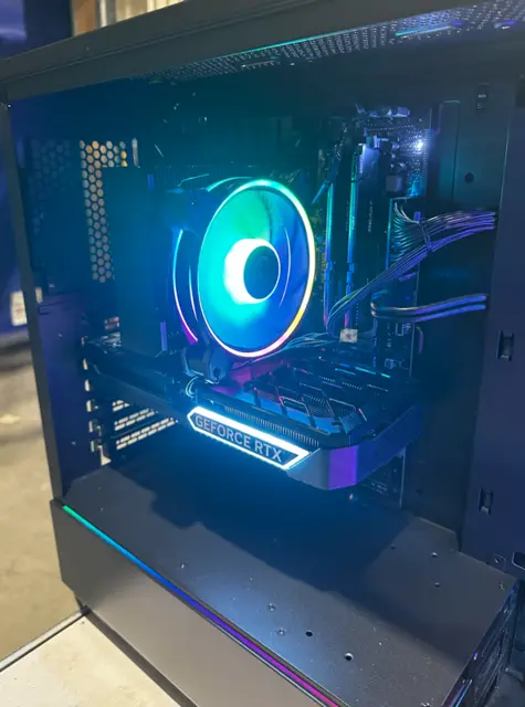 Kraftig PC RTX 4070 Ryzen 5, 32GB RAM, 2TB SSD, WiFi 
