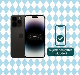 iPhone 14 Pro MAX 128GB Space Black A16 Bionic, Super Retina XDR-skjerm