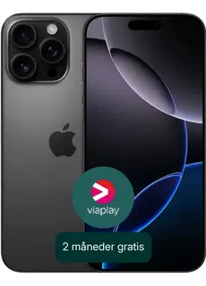 iPhone 16 Pro 256GB,  Black Titanium 6,3'' Super Retina XDR-skjerm