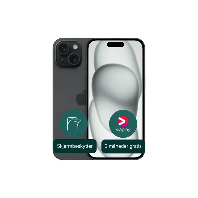 iPhone 15 256GB Veldig pent brukt, Black 