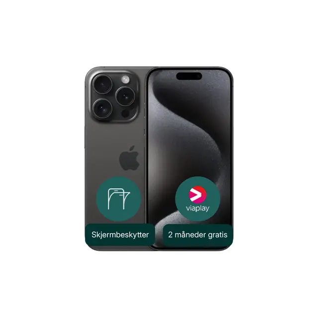 iPhone 15 256GB Veldig pent brukt, Black 