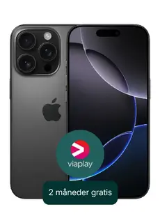 iPhone 16 Pro 256GB,  Black Titanium 6,3'' Super Retina XDR-skjerm