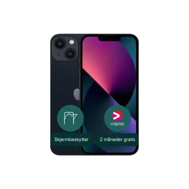 iPhone 13 128GB Pent brukt, Midnight 