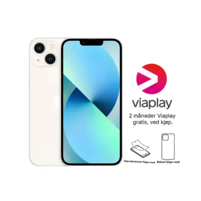 iPhone 13 128GB Som ny, Starlight 