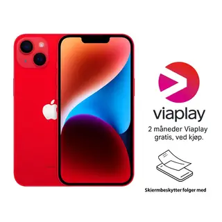 Apple iPhone 14 Plus 128GB Red - 6,7" Super Retina XDR-skjerm