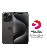 iPhone 15 Pro 128GB  Black Titanium 6,1'' Super Retina XDR-skjerm