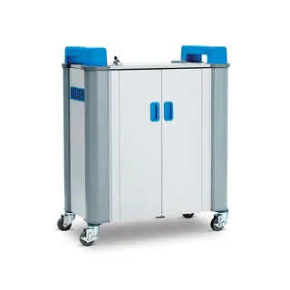 Lapcabby TabCabby 32 Liggende kun Lading 32- Enh. Tralle med Hjul USB Lading