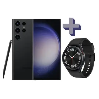 Samsung Galaxy S24 Ultra 256GB, Black Samsung Galaxy Watch 6