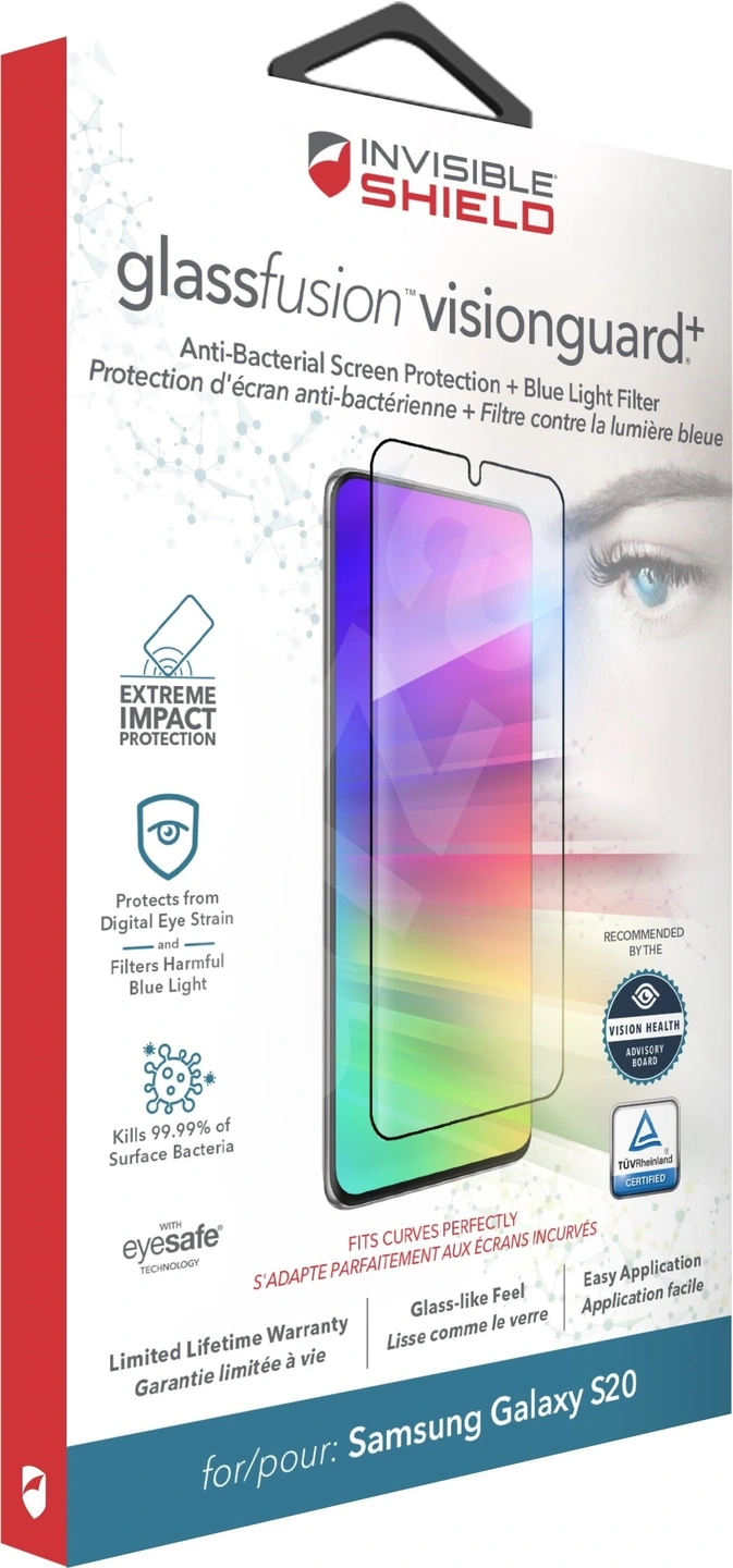 Zagg invisible Shield Screen Protection Samsung Galaxy S20